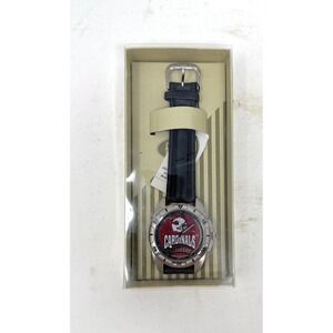 NFL Vintage Arizona Cardinals Fossil Watch with Leather Band with Box
